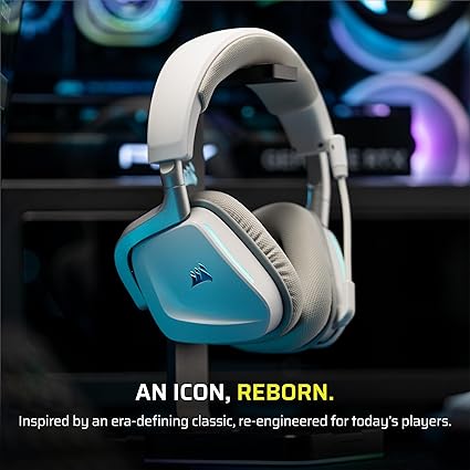 Corsair Void v2 Wireless Gaming Headset with Bluetooth for PC, PS5, PS4, Switch, Mobile – Dolby Atmos, 70 Hr Battery - Image 4