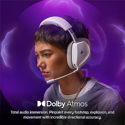 Corsair Void v2 Wireless Gaming Headset with Bluetooth for PC, PS5, PS4, Switch, Mobile – Dolby Atmos, 70 Hr Battery - Image 3